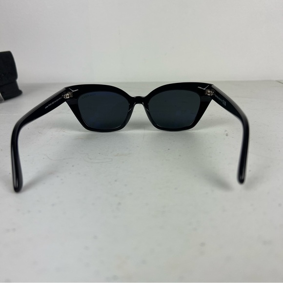 Tom Ford New in Box Juliette Sunglasses Cat Eye Black Shiny Acetate